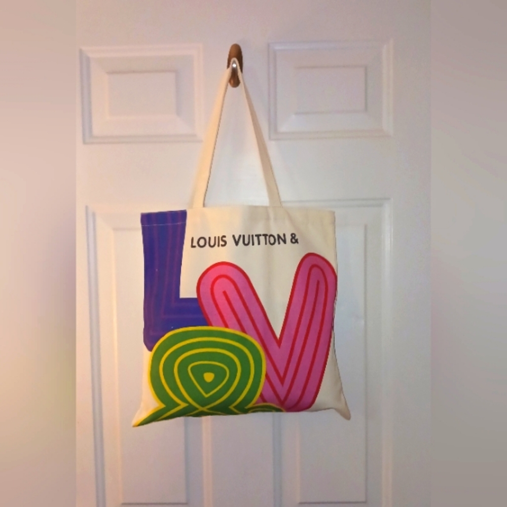 LV Canvas Tote Bag Limited Edition